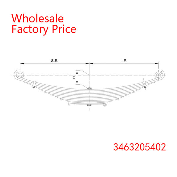 3463205402 Heavy Duty Vehicle Front Axle Wholesale for Mercedes Benz 