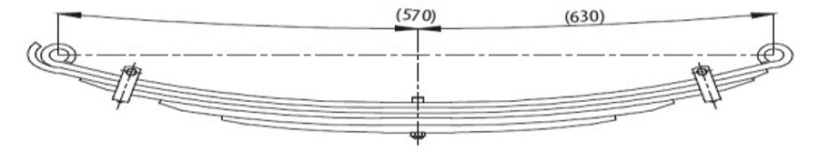 Rear Spring for ISUZU 700P CT AR K