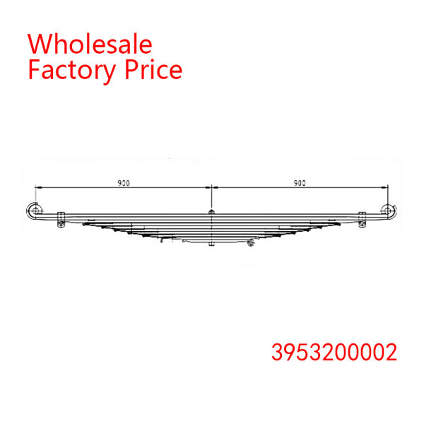 3953200002 Heavy Duty Vehicle Front wheel spring arm Wholesale for MERCEDES BENZ