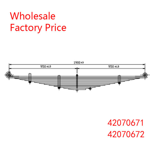 42070672 Front Spring  for IVECO 