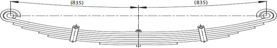 Front Spring 52RS001818 for BMC PRO 624