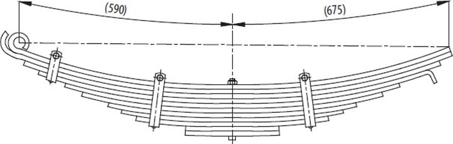 Rear Spring 52RS001819/7K200206 for BMC PRO 620
