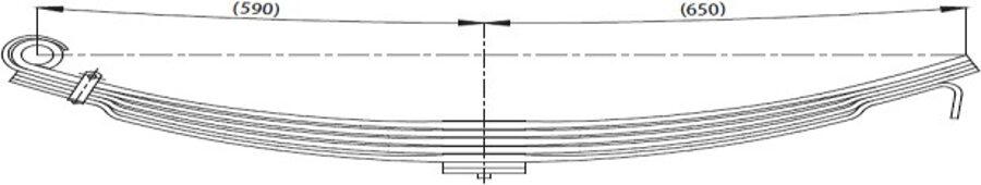 Rear Spring 52RS006847/52RS001361 for BMC PRO 522
