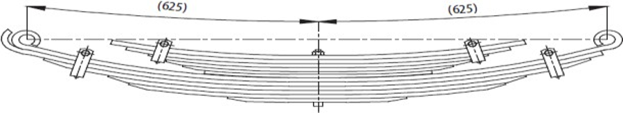 Rear Spring for ISUZU NPR