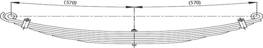 Front Spring for ISUZU MD 23 / 27