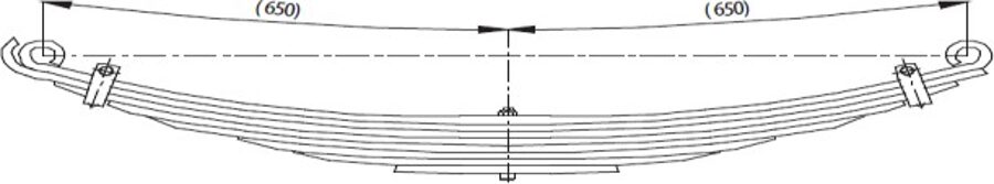 Rear Spring and Helper Spring for ISUZU NPRBG(10T) L