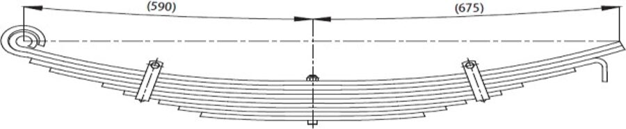 Rear Spring for BMC PRO 624 EM