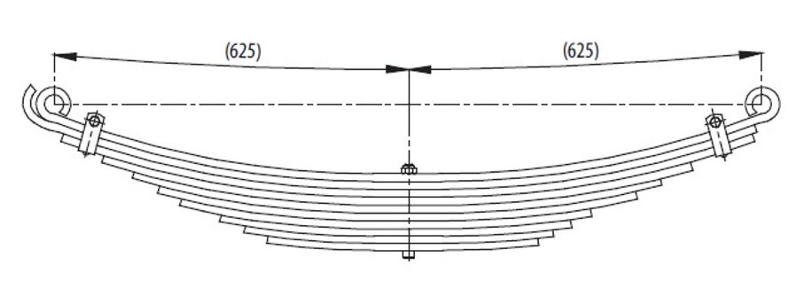 Rear Spring for ISUZU -MD27