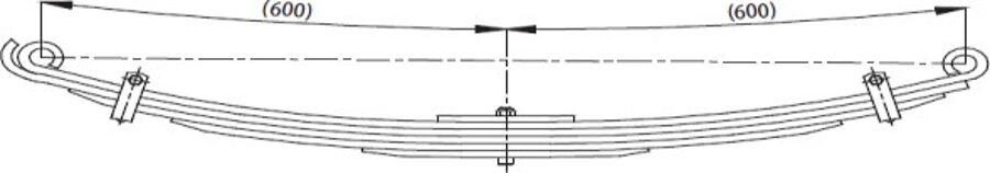 Rear Spring for ISUZU NKR