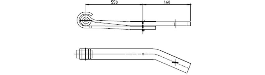 Rear Trailer Spring for SAMRO