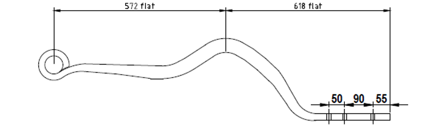 Rear Trailer Spring 1023939 for SCHMITZ