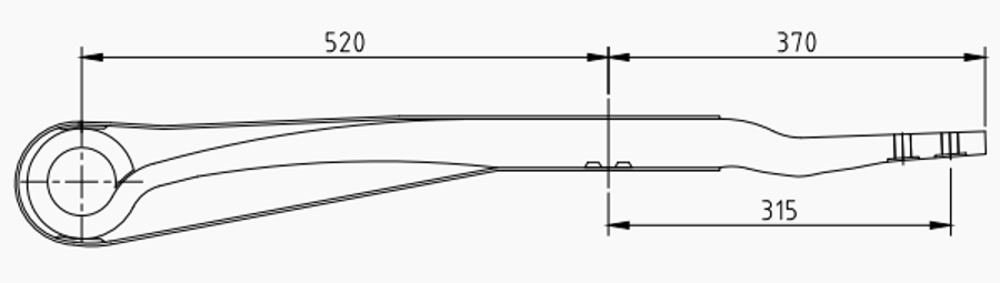 Trailer Rear Spring 3155102802 for SAF 