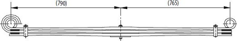 Front Spring 16C03/03522AA for OTOKAR SULTAN S/C