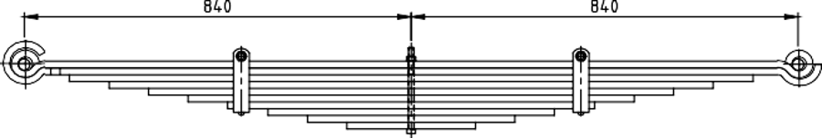 Front Spring 93CT5310AB for FORD