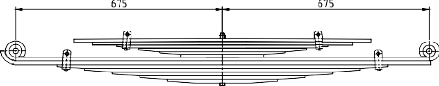 Rear Spring 3777708280 for ISUZU