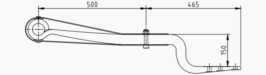 Trailer Rear Spring 508212460 for BPW 