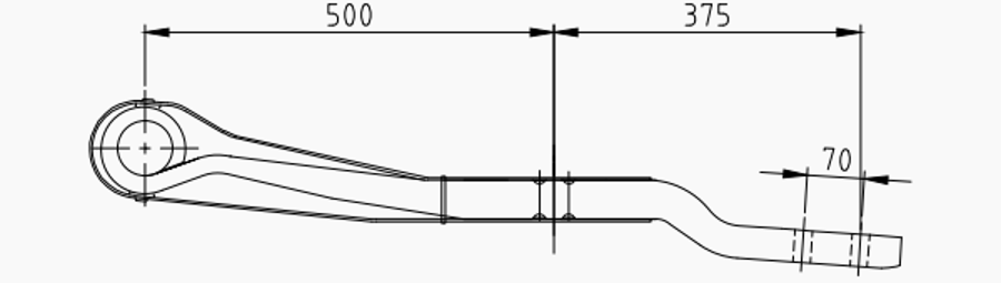 Trailer Rear Spring 3149005901 for SAF