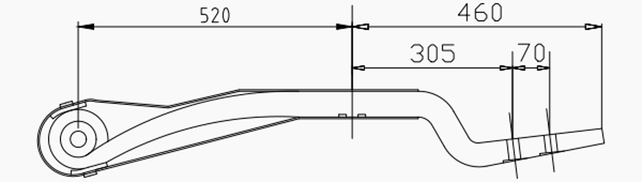 Trailer Rear Spring 3149004502 3155103602 3155103601 for SAF