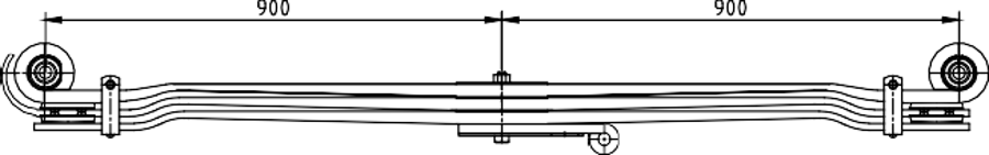 Front Spring 81434026142 for MAN