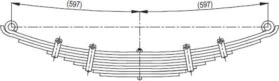 Rear Spring for BMC LEVEND 80-100