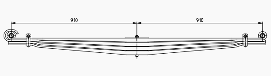 Front Spring 1479518 for SCANIA 