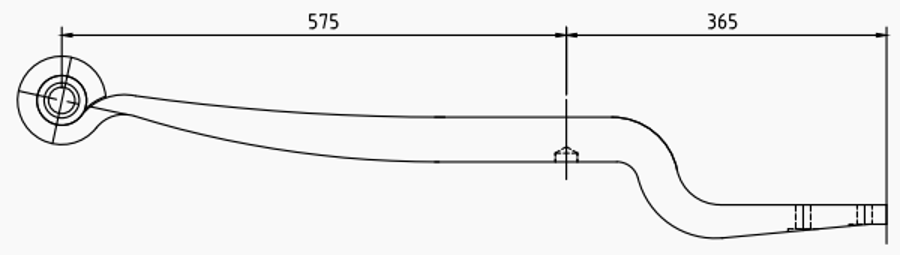 Trailer Rear Spring 508213660 for BPW