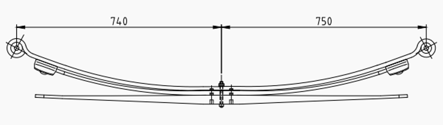 Rear Spring 9053200006 for MERCEDES Wholesale