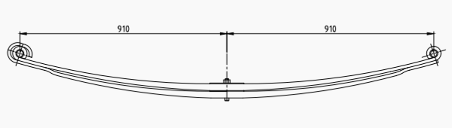 Front Spring 352517 for SCANIA 
