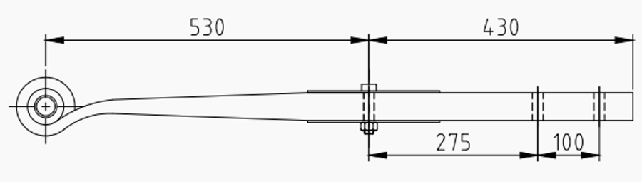 Trailer Rear Spring 21215749 for ROR 
