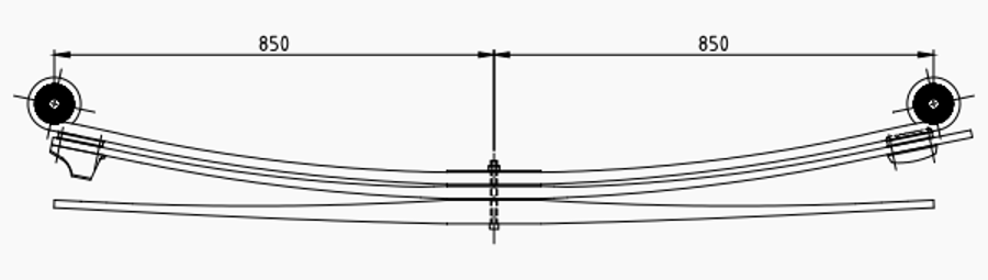 Rear Spring 9743200006 for MERCEDES Wholesale