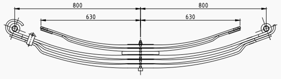Rear Spring 6153200208 for MERCEDES Wholesale
