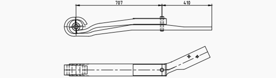 Rear Spring 1376909 for SCANIA 