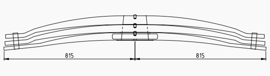 Rear Spring 257900 for VOLVO