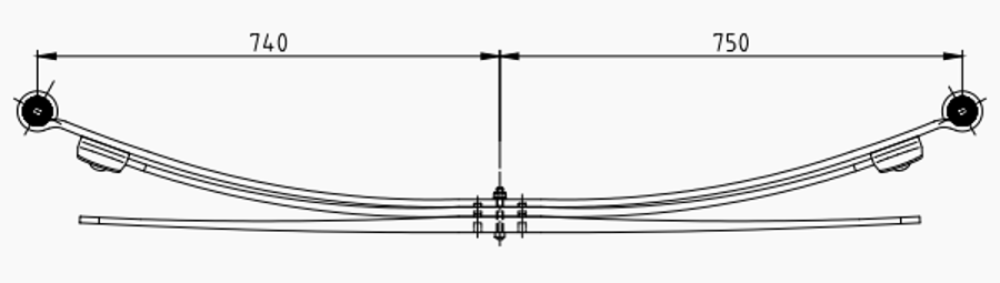 Rear Spring 2DO511131M 2DO511131D 9043200706 9043201206 for MERCEDES Wholesale