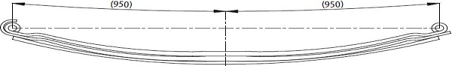 Front Spring 8161628 for IVECO 380-37 P