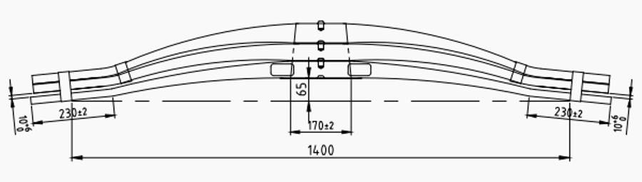 Rear Spring 7420928894 for RENAULT