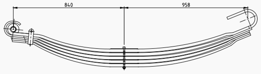 Front Spring 257815 for VOLVO