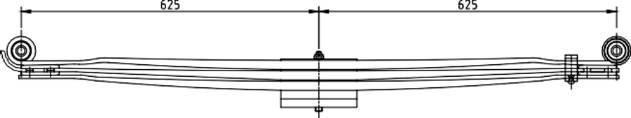 Rear Spring 3777735381 for ISUZU