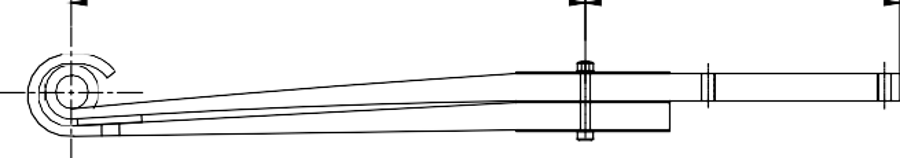 Rear Spring 3870009712 for ISUZU