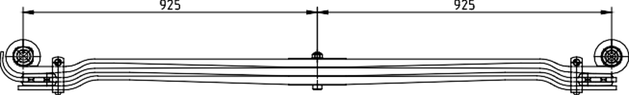 Front Spring 81434026217 for MAN