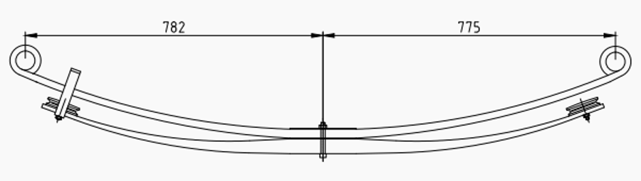 Rear Spring 5010435989 for RENAULT