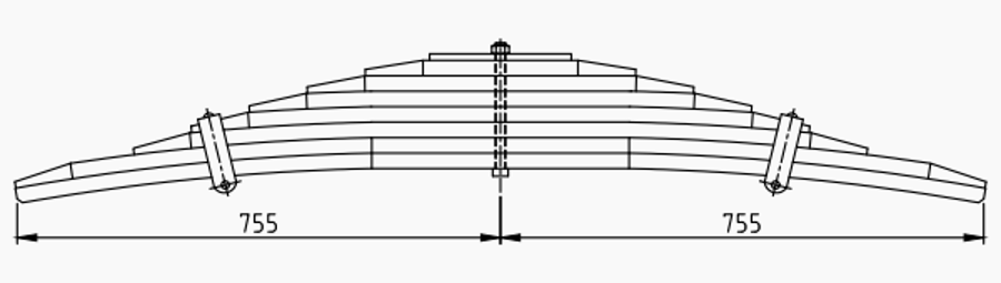 Rear Spring 5010383734 for RENAULT