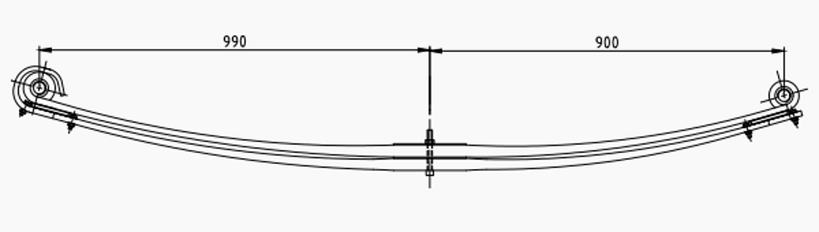 Front Spring 257840 for VOLVO
