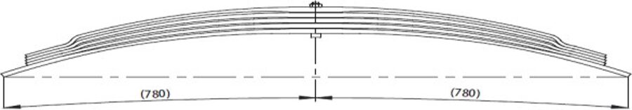 Rear Spring 33885000/A948320160500 for MERCEDES 33 40/41 43 Wholesale