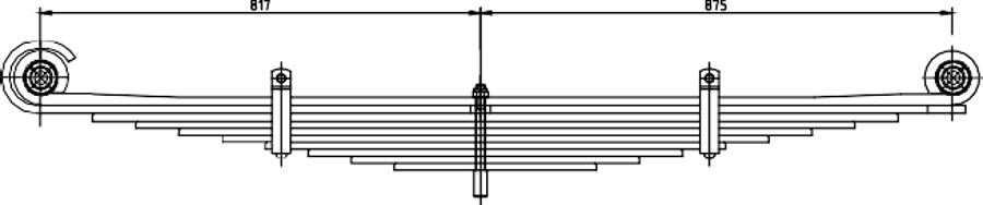 Front Spring 7C465310CC for FORD