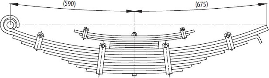 Rear Spring for BMC PRO 617 TAKV.Ö