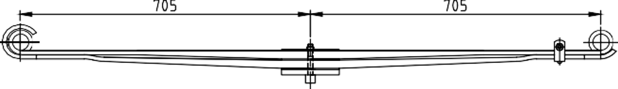 Front Spring 8587483 for IVECO