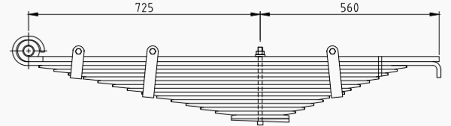 Rear Spring 3713207005 for MERCEDES Wholesale