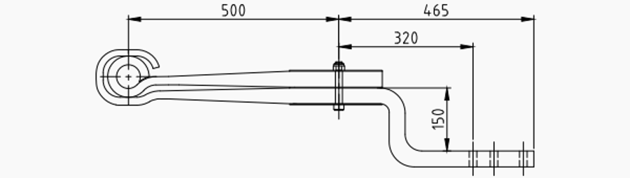 Trailer Rear Spring 508212640 for BPW