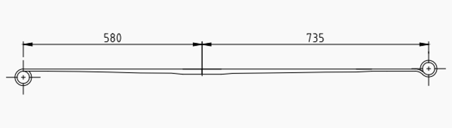 Rear Spring 2K0511151M for VOLKSWAGEN